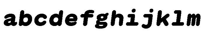 GTMaruMono BlackOblique 2 FONT