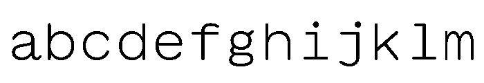 GTMaruMono Light FONT