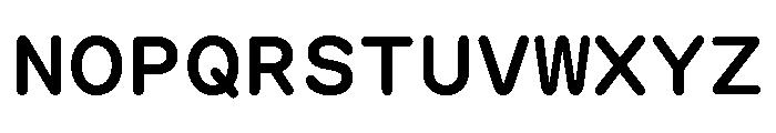 GTMaruMono Medium Font UPPERCASE