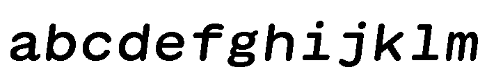GTMaruMono MediumOblique FONT