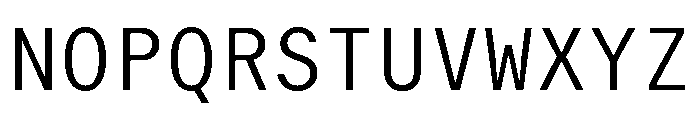GTMechanikMono Light Font UPPERCASE