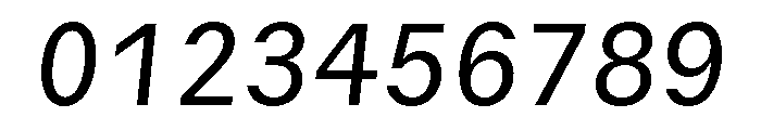 GTMechanikMono RegularOblique Font OTHER CHARS