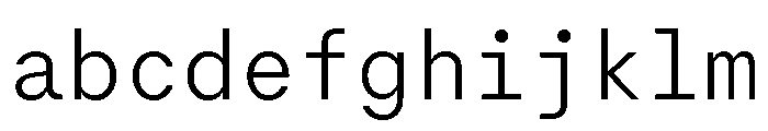 GTMechanikMono Thin FONT