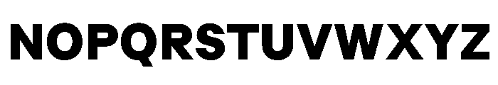 GTMechanikPoly Black Font UPPERCASE