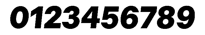 GTMechanikPoly BlackOblique Font OTHER CHARS