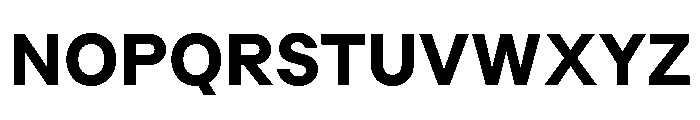 GTMechanikPoly Heavy Font UPPERCASE