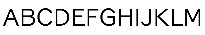GTMechanikPoly Light Font UPPERCASE