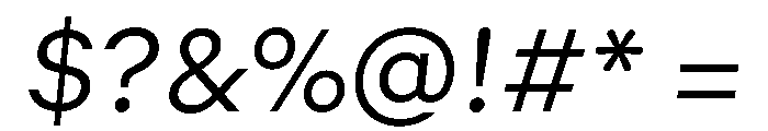 GTMechanikPoly LightOblique Font OTHER CHARS