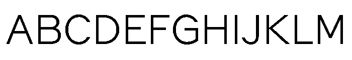 GTMechanikPoly Thin Font UPPERCASE