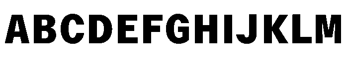 GTMechanikSemi Black 2 Font UPPERCASE
