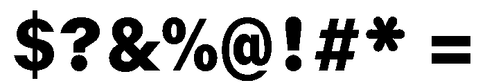 GTMechanikSemi Black Font OTHER CHARS