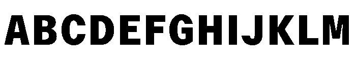 GTMechanikSemi Black Font UPPERCASE