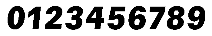 GTMechanikSemi BlackOblique Font OTHER CHARS