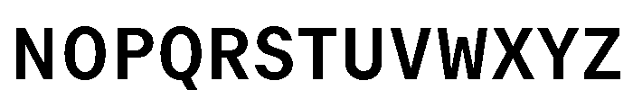 GTMechanikSemi Bold 2 Font UPPERCASE