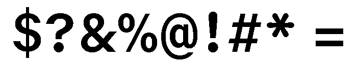 GTMechanikSemi Bold Font OTHER CHARS