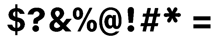 GTMechanikSemi Heavy 2 Font OTHER CHARS