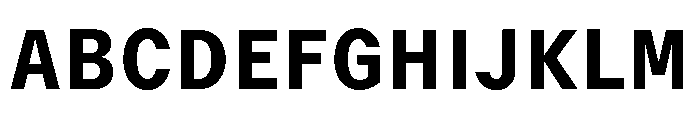 GTMechanikSemi Heavy 2 Font UPPERCASE