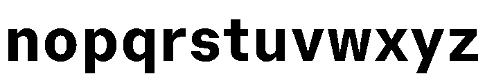 GTMechanikSemi Heavy 2 Font LOWERCASE