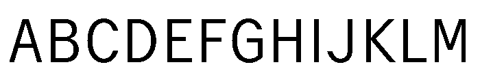 GTMechanikSemi Light 2 Font UPPERCASE