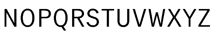 GTMechanikSemi Light Font UPPERCASE