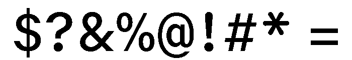 GTMechanikSemi Medium 2 Font OTHER CHARS