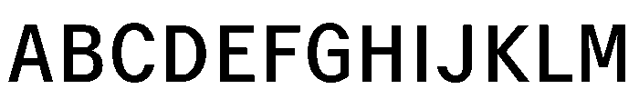 GTMechanikSemi Medium 2 Font UPPERCASE