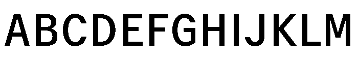 GTMechanikSemi Medium Font UPPERCASE