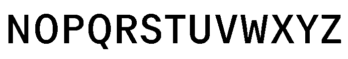 GTMechanikSemi Medium Font UPPERCASE