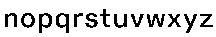 GTMechanikSemi Medium Font LOWERCASE