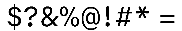 GTMechanikSemi Regular Font OTHER CHARS