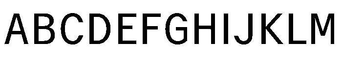 GTMechanikSemi Regular Font UPPERCASE