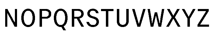 GTMechanikSemi Regular Font UPPERCASE