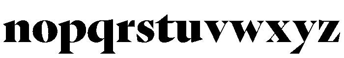GTPantheonDisplay Black 2 Font LOWERCASE