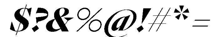 GTPantheonDisplay BlackItalic 2 Font OTHER CHARS