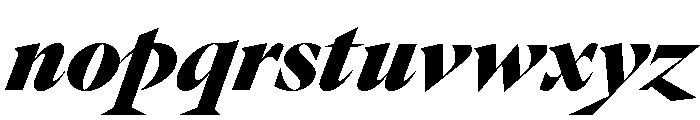 GTPantheonDisplay BlackItalic 2 Font LOWERCASE
