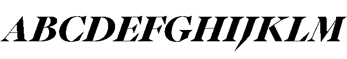 GTPantheonDisplay BlackItalic Font UPPERCASE