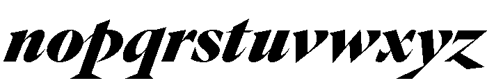 GTPantheonDisplay BlackItalic Font LOWERCASE