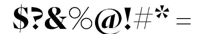 GTPantheonDisplay Bold 2 Font OTHER CHARS