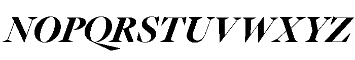 GTPantheonDisplay BoldItalic 2 Font UPPERCASE