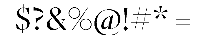 GTPantheonDisplay Light Font OTHER CHARS