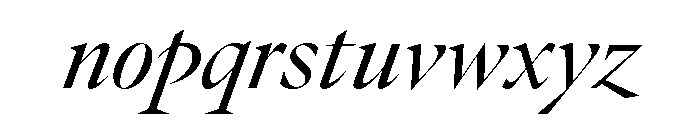 GTPantheonDisplay LightItalic 2 Font LOWERCASE