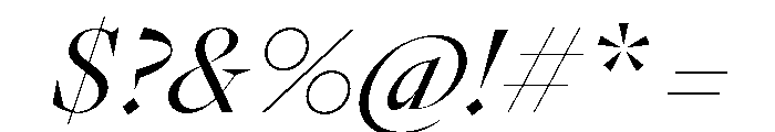 GTPantheonDisplay LightItalic Font OTHER CHARS