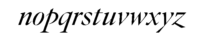GTPantheonDisplay LightItalic Font LOWERCASE