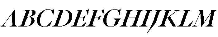 GTPantheonDisplay MediumItalic 2 Font UPPERCASE
