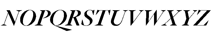 GTPantheonDisplay MediumItalic 2 Font UPPERCASE