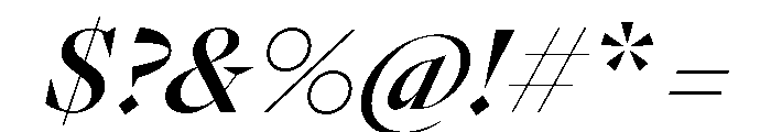 GTPantheonDisplay MediumItalic Font OTHER CHARS