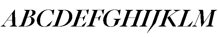 GTPantheonDisplay MediumItalic Font UPPERCASE