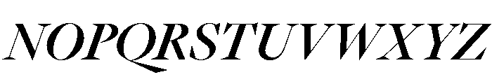 GTPantheonDisplay MediumItalic Font UPPERCASE