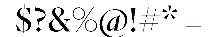 GTPantheonDisplay Regular Font OTHER CHARS