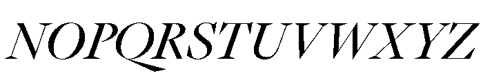 GTPantheonDisplay RegularItalic Font UPPERCASE